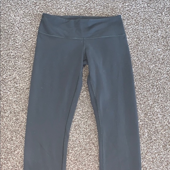 Pants - Green/gray low rise wunder under size 4. Luon
